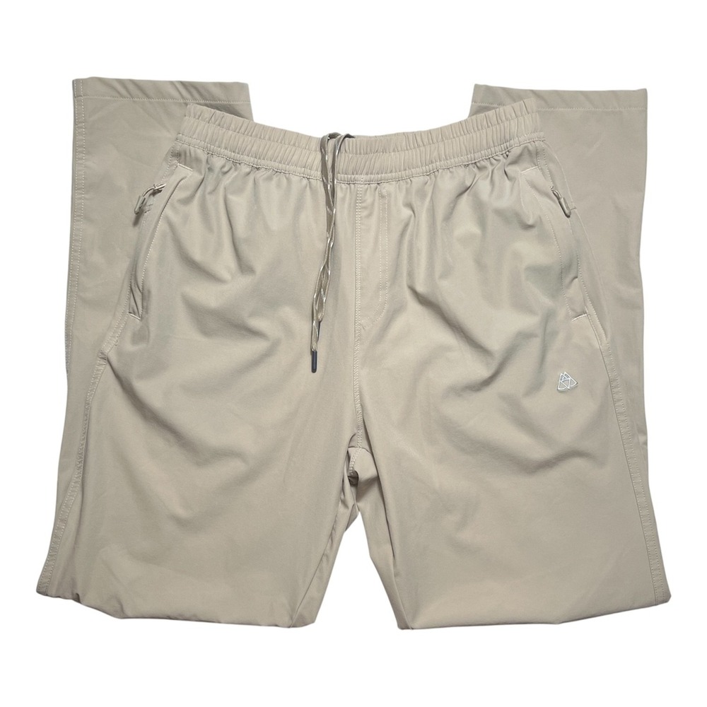 Haimont Mens Sz M Performance Adventure Hiking Pants Khaki Outdoor Gear-1971